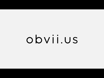 Obvii.us – Brand Design branding design
