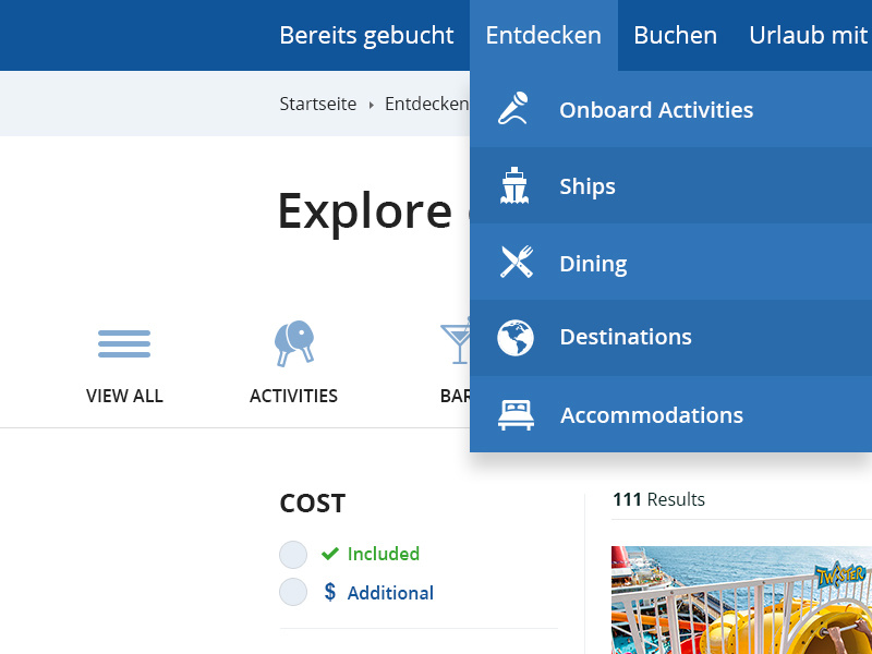Explore on desktop