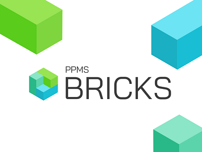 BRICKS Logo application brick logo