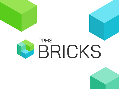 BRICKS Logo application brick logo