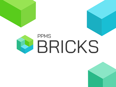 BRICKS Logo application brick logo