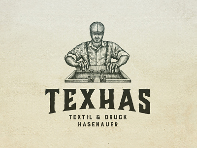 Logo design for TexHas - textile printing company