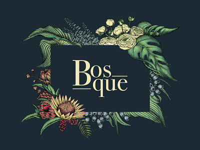 Logo design for BOSQUE