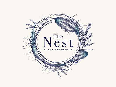 Logo design for The Nest - Home & Gifts Designs