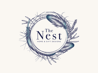 Logo design for The Nest - Home & Gifts Designs by Yokaona - Dribbble Logo design for The Nest - Home & Gifts Designs by Yokaona - Dribbble