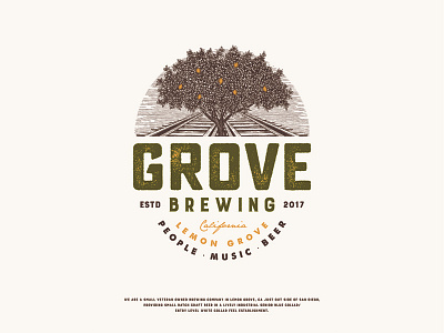 Grove Brewing logo design