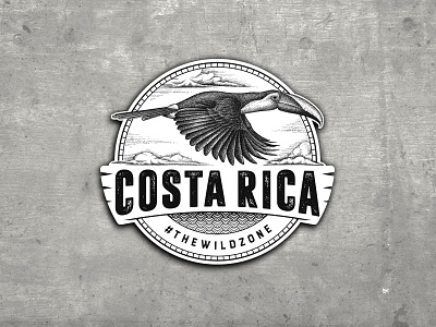 Toucan Badge - COSTA RICA The Wild Zone