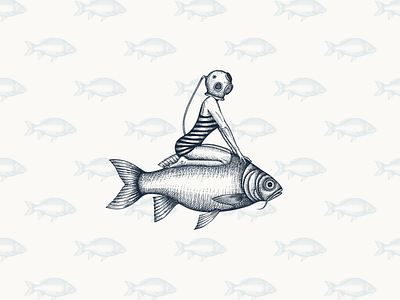 Krill Bill Fish & Chips - Logo graphic