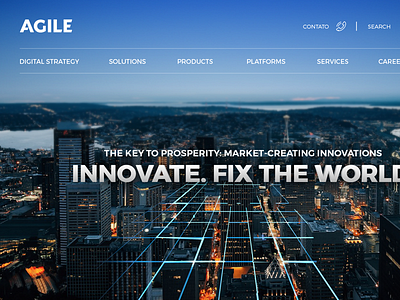 AGILE's new website agile fix home innovate website world