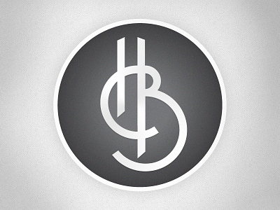 H.B. Monogram b badge design emblem h logo mark monogram symbol type typography vintage