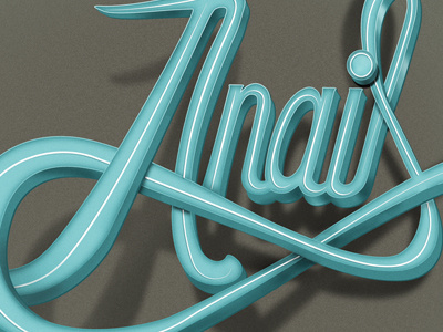 Anais Type design hand drawn lettering script type typography