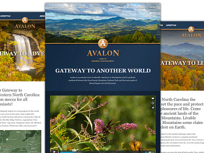 Avalon Web branding logo web design