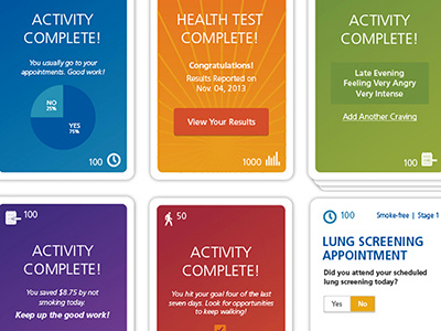 Wellness Timeline dashboards ui ux