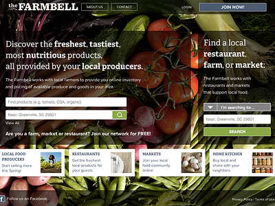 Farmbell MVP branding e commerce marketing ui ux