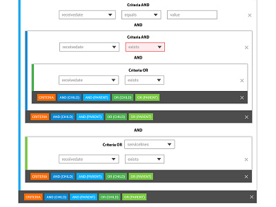 Rules Engine dashboards rules ui ux