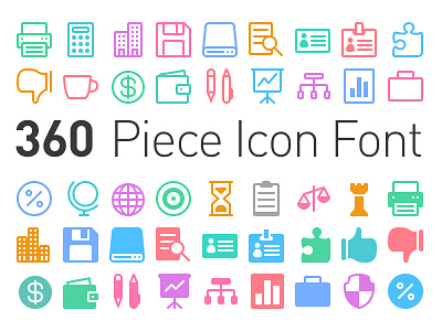 360 ElegantIcons business eleganticons elegantthemes font freebie icon font icons responsive retina