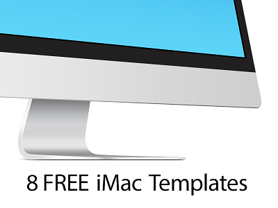 iMac PSD Templates apple computer display imac mock up monitor templates