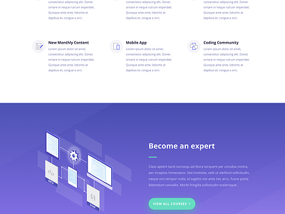 Learning Management System - Divi Layout Pack by Elegant Themes on Dribbble