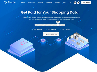 shopin landing page