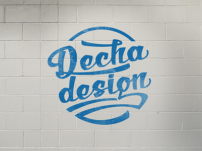 Decha Design Logo brand identity custom type handlettering lettering logo logotype typography