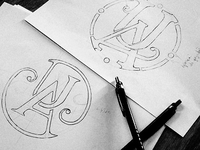 Personal logo sketches lettering logo sketch typography