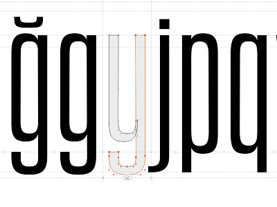 Font design - WIP condensed font fontdesign retro sansserif typeface typography