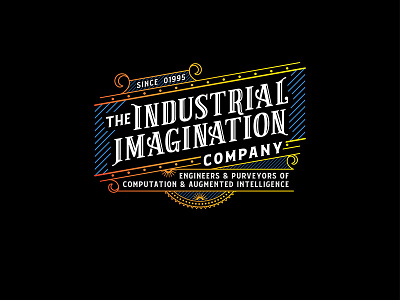 Industrial Imagination Logo handlettering lettering logo logo design typography vintage typography
