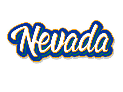 Nevada Handlettering brush lettering handlettering lettering logo pencil typography