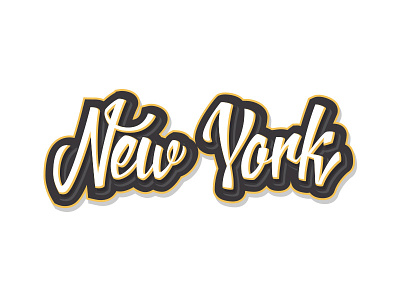 New York - Lettering handlettering lettering logo logo design typography vintage typography