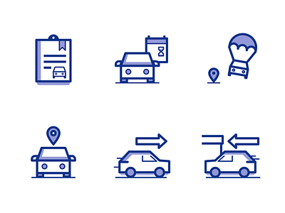 Car Status Icons