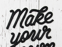 Make your own type by Simon Walker on Dribbble