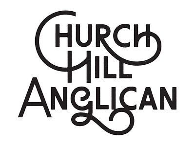 Not the new Church Hill Anglican logo