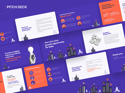 Pitch Deck Design agency brochure brochure design colors deck design designer illustration layout pitchdeck vector