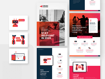 Whitepaper Design for Crush Campaign agency colors design gradient guide layout whitepaper