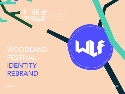 REBRAND - WOODLAND FESTIVAL brand branding design festival france freelance illustration layout logo logomark logotype music toulouse visual