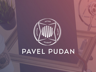 Pudan logo actor logo master microphone speaker