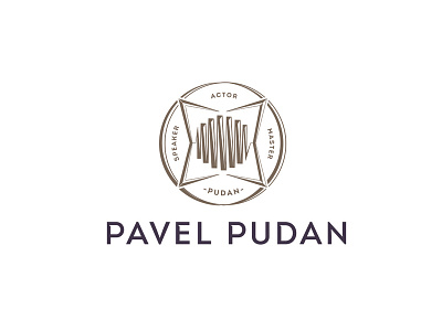 Pudan logo actor logo master microphone speaker