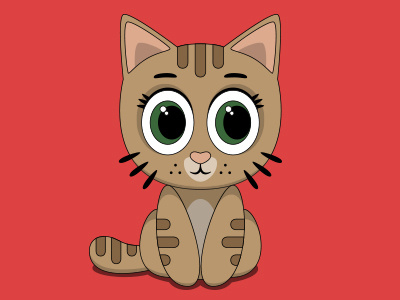 Sweety Serena cartoon cat illustration illustrator