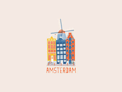 Snapchat geofilter | Amsterdam amsterdam colorful geofilter illustration snapchat the netherlands