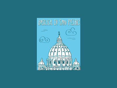 Snapchat geofilter | Vatican City geofilter illustration italy rome snapchat st. peters basilica vatican vatican city