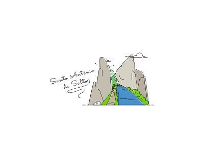 Snapchat geofilter | Ouro Preto brasil colorful drawing geofilter illustration mountains nature ouro preto snapchat travel