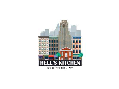 Snapchat geofilter | New York, NY / Hell's Kitchen architecture geofilters hells kitchen houses neighborhood new york newyorker snapchat sticker tourism travel usa