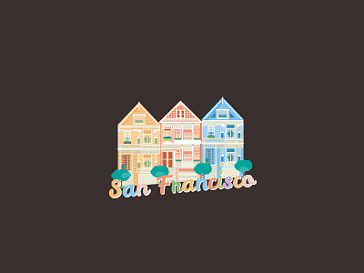 Snapchat geofilter | San Francisco architecture geofilters houses neighborhood san francisco snapchat tourism travel usa