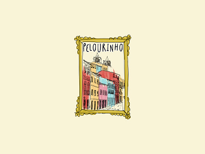 Snapchat geofilter | Pelourinho brazil geofilters hand drawn old town painting pelourinho snapchat sticker summer vacation