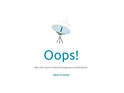 Error Page 404 antena blank page error page illustration oops