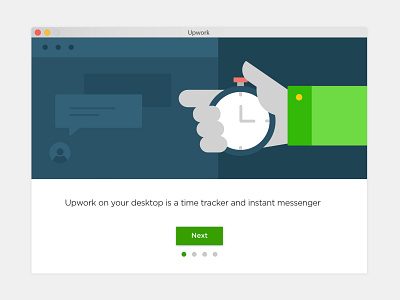 Time Tracker App Welcome Screens