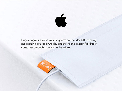 Beddit x Apple apple beddit biohacking health nordkapp product design quantified self sleep technology