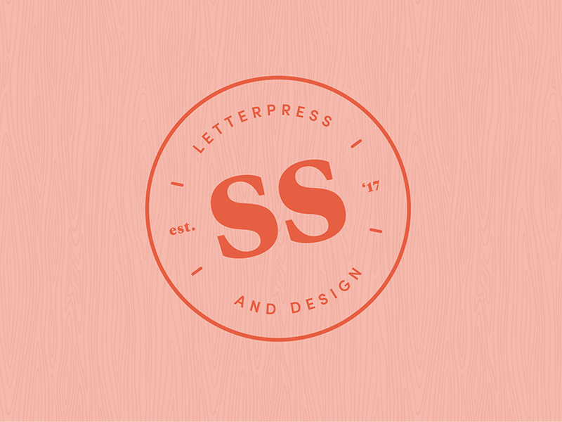 Sal Studios Monogram monogram branding letterpress