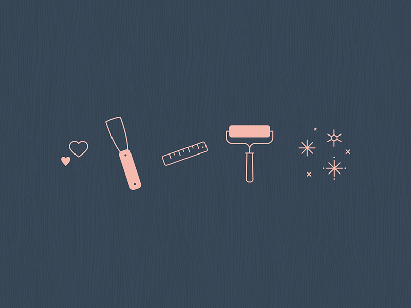 Sal Studios Iconography city kansas letterpress icons