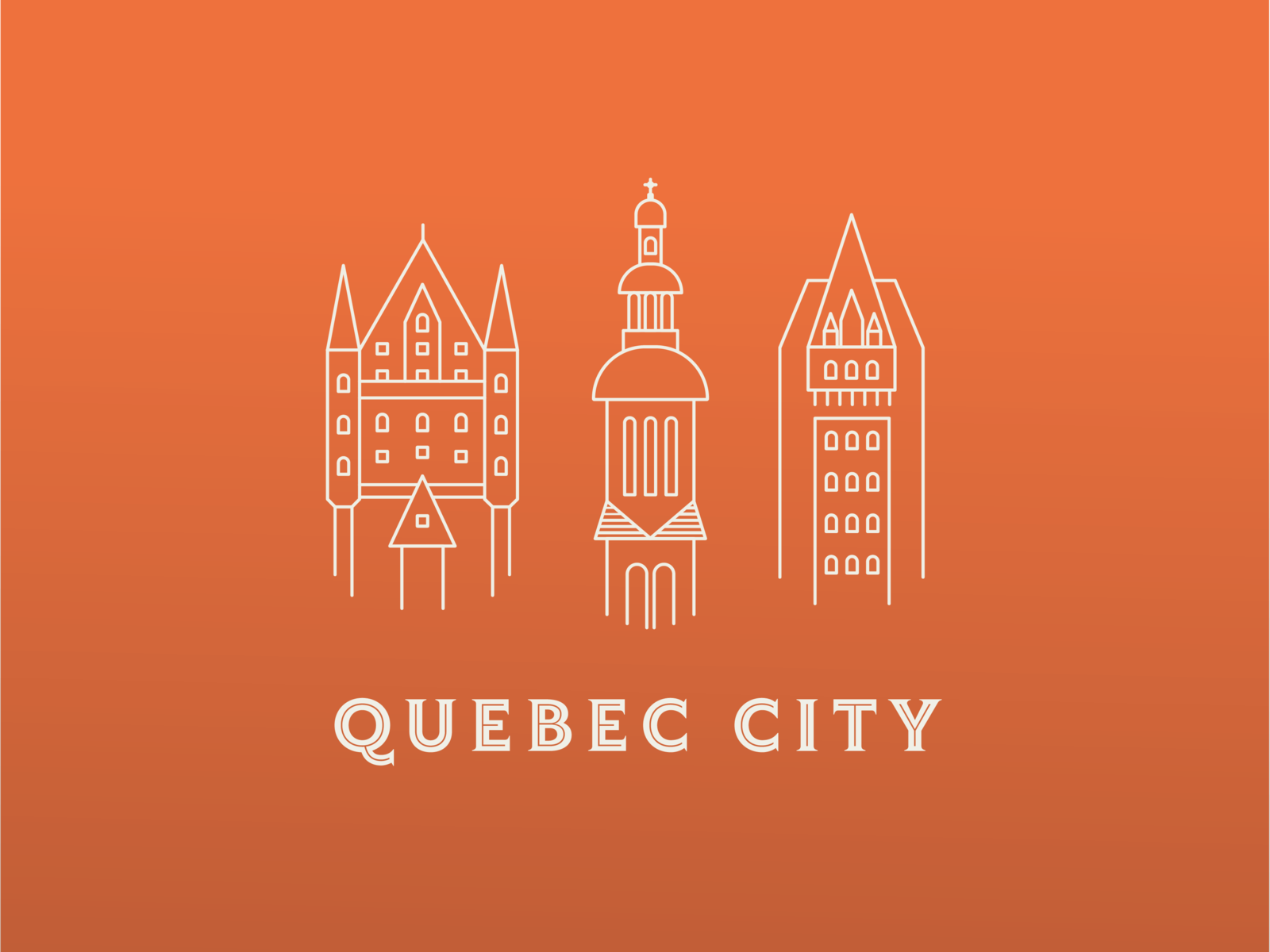 Quebec City by Elisa Martin on Dribbble